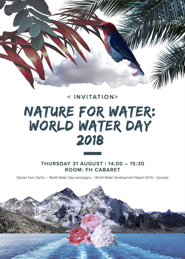 nature for water world water day 2018 nature for water world water day 2018